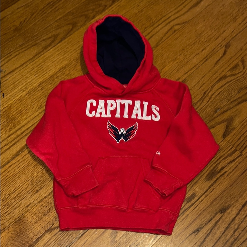 Capitals Kids Red Hoodie 2/3T